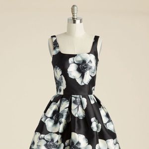 Chi Chi London Black Floral Dress from Modcloth
